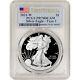 2021 W American Silver Eagle Proof Pcgs Pr70 Dcam First Strike