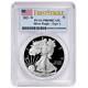 2021-w Proof $1 American Silver Eagle Pcgs Pr69dcam First Strike Flag Label