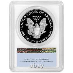 2021-W Proof $1 Type 1 American Silver Eagle PCGS PR70DCAM FS Flag Label White F