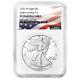 2021-w Proof $1 Type 2 American Silver Eagle Ngc Pf70uc Flag Label