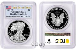 2021 W Proof American Silver Eagle PCGS PR70DCAM First Day of Issue PRESALE