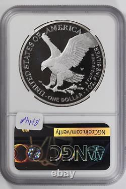 2021-W Proof Silver American Eagle Type 2 NGC PF70 Ultra Cameo First Day Iss $1