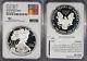 2021-w Proof Silver Eagle First Day Of Issue Mercanti Signature Ngc Pf-70 Ucam