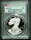2021 W Type 1 American Silver Eagle Pcgs Pr70dcam First Day Issue Last Heraldic