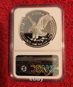 2021 s $1 Proof Silver Heraldic Eagle NGC PF69 Ultra Cameo First day of Issue