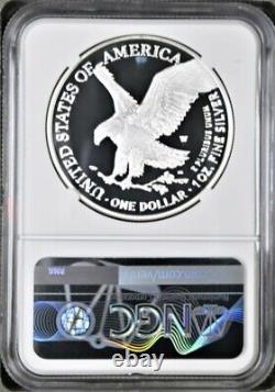 2021 w proof silver eagle, type 2, ngc pf 70 uc fr, silver eagle designs label