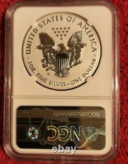2021 w reverse proof silver eagle type 1 NGC PF 69 First release
