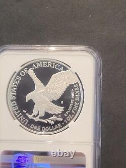2022-S Proof $1 American Silver Eagle NGC PF70UC FDI, FIRST DAY ISSUE, FDOI