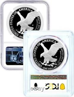 2022 W $1 Proof Silver Eagle 2 Coin Set NGC PF70 UCAM & PCGS PR70 DCAM FDOI