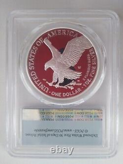 2022-W $1 Silver Eagle First Strike Flag PCGS PR70DC (22EA-Proof Type 2) In Hand