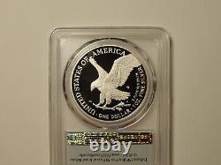 2022 W American Silver Eagle PCGS PR70DCAM First Strike (22EA) Mint Box & COA