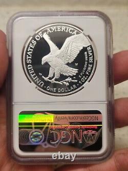 2022 W NGC PF69UC & Proof $1 Silver Eagle Congratulations Set, New Label! %%