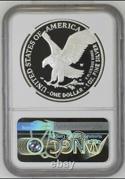 2022 W NGC PF70 $1 FIRST DAY OF ISSUE Silver Eagle CONGRATULATIONS SET FDI %%