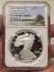 2022 W Ngc Pf70 First Day Of Issue Silver Eagle Congratulations Iwo Jima %%%