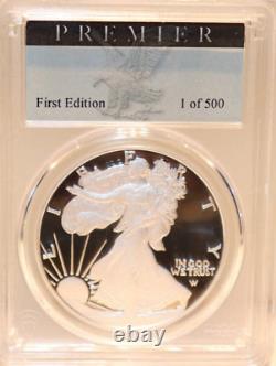 2022 W PCGS Premier PR70DCAM Silver Eagle First Edition 1 of 500