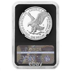 2022-W Proof $1 American Silver Eagle NGC PF69UC ER Flag Label Retro Core
