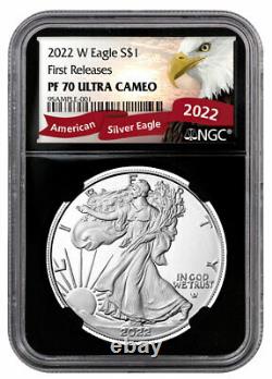 2022-W Proof American Silver Eagle NGC PF70 UC FR BC Holder Exclusive PRESALE