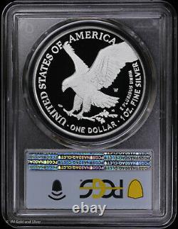 2022 W Proof Silver Eagle PCGS PR 70 DCAM First Day of Issue FDOI ASE IN HAND