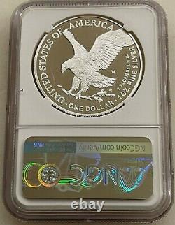 2022-w Type 2 Proof Silver Eagle Ngc Pf70 Advance Releases Gaudioso Signed