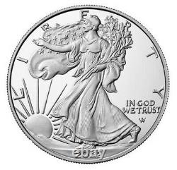 2022 w proof silver eagle from congratulations set, ngc pf69uc, first releases