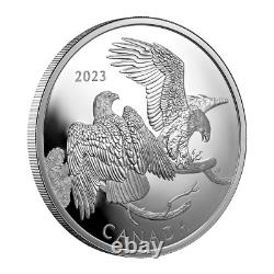 2023 $30 The Striking Bald Eagle Pure Silver Coin Royal Canadian Mint