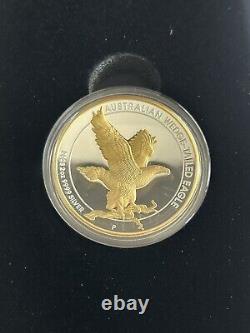 2023 Australian Wedge-tailed Eagle 2oz Silver Proof High Relief Gilded Coin