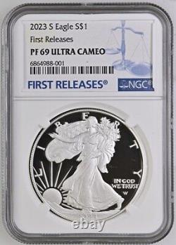 2023 S Eagle United States S$1 First Releases NGC PF 69 ULTRA CAMEO