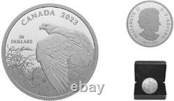 2023'Vantage Point Bald Eagle' Proof $30 Fine Silver Coin(RCM 206012) (20588)