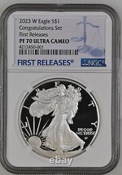 2023-W $1 Silver Eagle From The Congratulations Set NGC Proof 70 UCAM First Rel