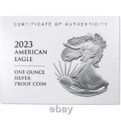 2023 W American Silver Eagle 1 oz. 999 $1 Proof Coin OGP COA SKUOPC99