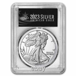 2023-W Proof Silver Eagle PR-70 PCGS (Advanced Release, Black) SKU#258709