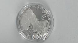 American Eagle 1oz Proof Silver Bullion Coin in Box with Paperwork