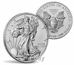 American Eagle 2021 One Ounce Silver Reverse Proof Two-Coin Set Designer IN HAND