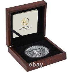 Binary Eagle Binary World 2 oz Silver Coin 0.00001 Bitcoin UCS 2023