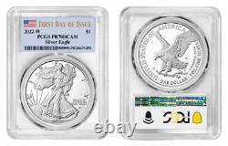 In stock 2022-W Proof $1 American Silver Eagle Congratulations PCGS PR70 FDOI