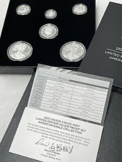 Limited Edition 2021 Silver Proof Set American Eagle Collection IN HAND 21RCN