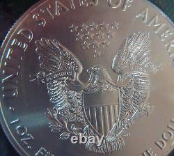 Lot of 5 2020 1 oz American Silver Eagle Coin BU