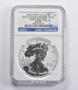 PF70 2013-W American Silver Eagle ER Reverse Proof NGC 2747