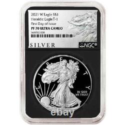 Presale 2021-W Proof $1 American Silver Eagle NGC PF70UC FDI ALS Label Retro C