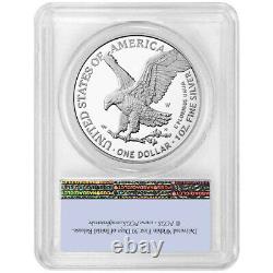 Presale 2021-W Proof $1 Type 2 American Silver Eagle PCGS PR69DCAM FS Flag Lab