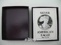 US Mint 1990 Silver American Eagle Proof Dollar Coin
