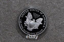 USA 1997 Silver Proof American Eagle In Box No Coa B67 #249
