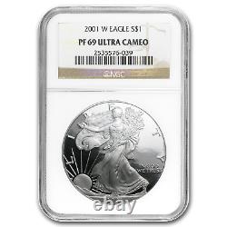 1986-2016 31-coin Proof Silver Eagle Set Pf-69 Ngc (y Compris 1995-w) Sku #95041