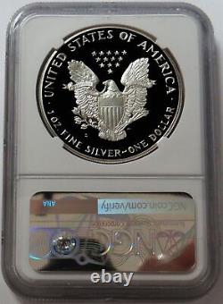 1986 S American Silver Eagle 1 $ Pièce Justificative Ngc Pf 68 Uc