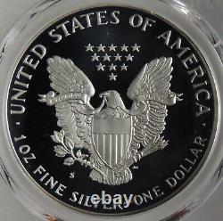 1986-s $1 Proof American Silver Eagle (facile) Pcgs Pr69 Dcam #44642246 Deep Mirror