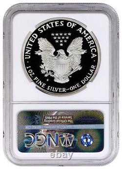 1988 S $1 Épreuve Aigle en argent américain 1 oz NGC PF69 Ultra Cameo Étiquette brune