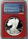 1988 S Américan Silver Eagle $1 Proof Coin 1 Oz Ngc Pf 69 Uc Red Core