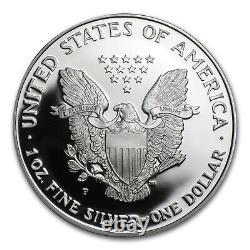 1996-p American Silver Eagle Proof Avec Boîte Et Coa