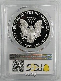 1998 P $1 Proof Silver Eagle Pcgs Pr70 Dcam Blue Label