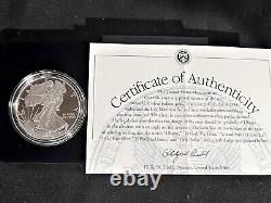 2000 P Us Mint. 999 Pièce de preuve en argent American Eagle d'une once + boîte/étui/coa